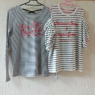 レピピアルマリオ(repipi armario)のrepipi armario 長袖Tシャツ Sサイズ&半袖Tシャツ 2枚セット(Tシャツ/カットソー)