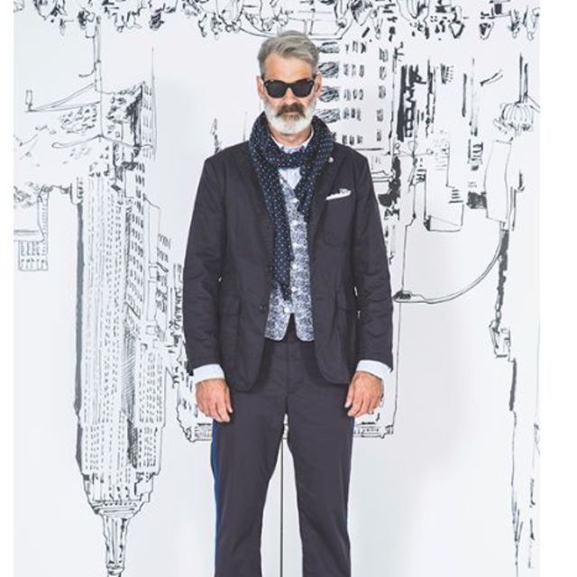 Engineered Garments Baker Jacket S ネイビー