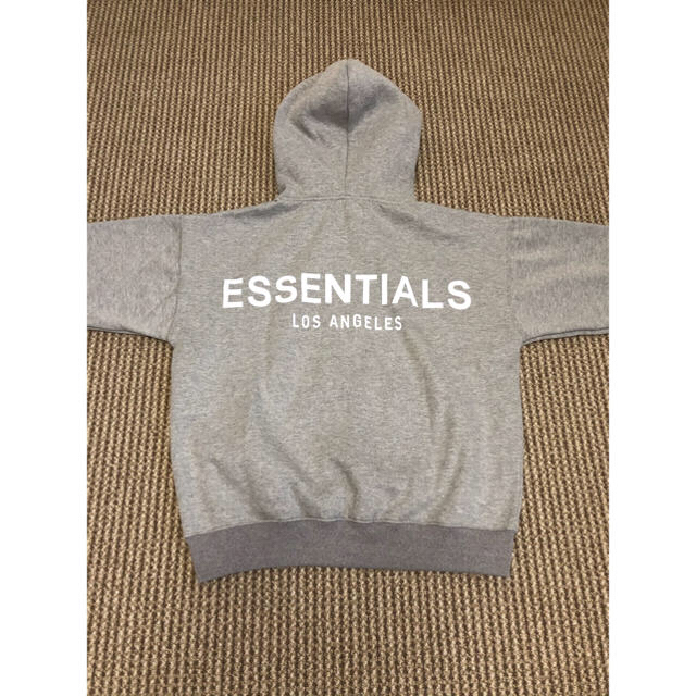 essentials パーカー　M fear of god グレー　ブラック