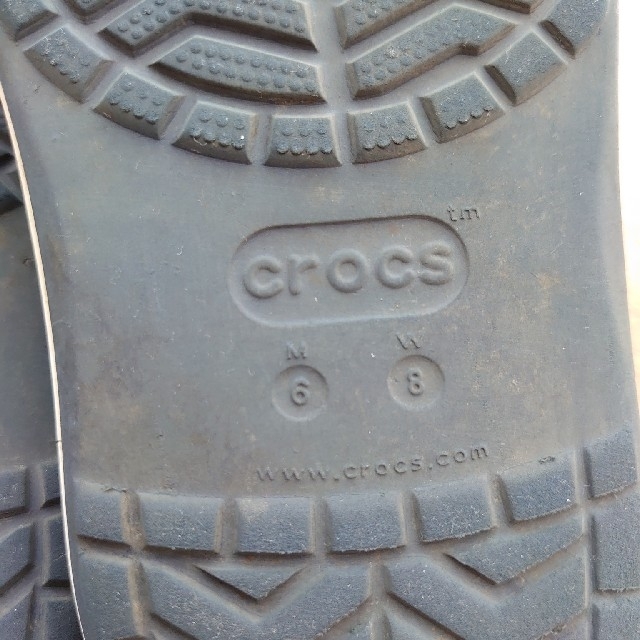 crocs(クロックス)のクロックス サンダル24㎝ ネイビー メンズの靴/シューズ(サンダル)の商品写真