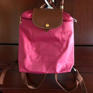 ロンシャン(LONGCHAMP)の【美品】ロンシャンLONGCHAMPルプリアージュバックパックリュック(リュック/バックパック)