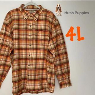 ハッシュパピー(Hush Puppies)のHush puppies チェックシャツ ネルシャツ 4L(シャツ)