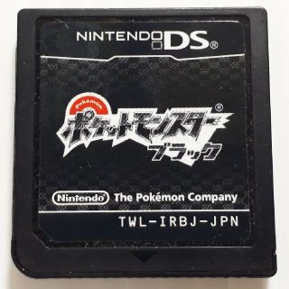 ニンテンドーDS(ニンテンドーDS)の中古★DS ポケットモンスター ブラック 送料無料(携帯用ゲームソフト)