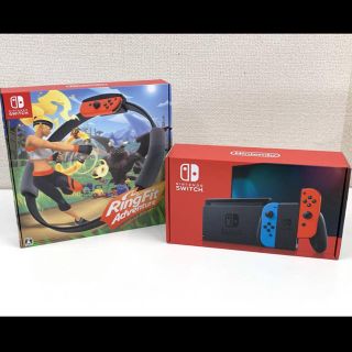 ニンテンドースイッチ(Nintendo Switch)のNintendo Switch リングフィットアドベンチャー 2点セット 任天堂(家庭用ゲーム機本体)