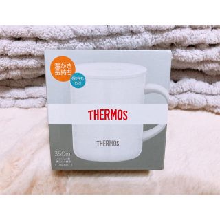 サーモス(THERMOS)の新品☆サーモス真空断熱保冷温マグカップ　蓋付き(グラス/カップ)