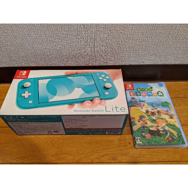 即日発送可 Nintendo Switch Lite ターコイズ どうぶつの森