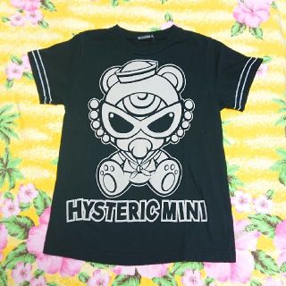 ヒステリックミニ(HYSTERIC MINI)のヒスミニ♥テディ♥Ꭲシャツ♥黒♥100cm(Tシャツ/カットソー)