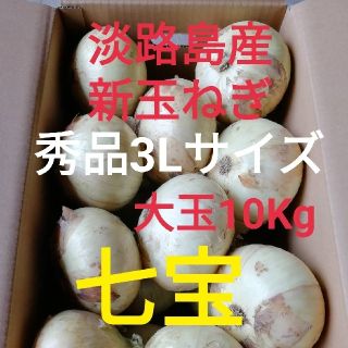 七宝○秀品大玉10Kg○淡路島　新玉ねぎ　玉葱　たまねぎ(野菜)