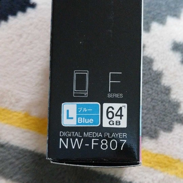 WALKMAN(ウォークマン)のSONY NW-F807 64GB blue  スマホ/家電/カメラのオーディオ機器(ポータブルプレーヤー)の商品写真