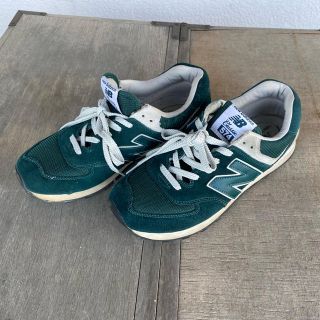 ニューバランス(New Balance)のニューバランス　グリーン　574クラシック(スニーカー)