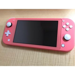 ※一部欠け Nintendo Switch Lite コーラル ピンク スイッチ