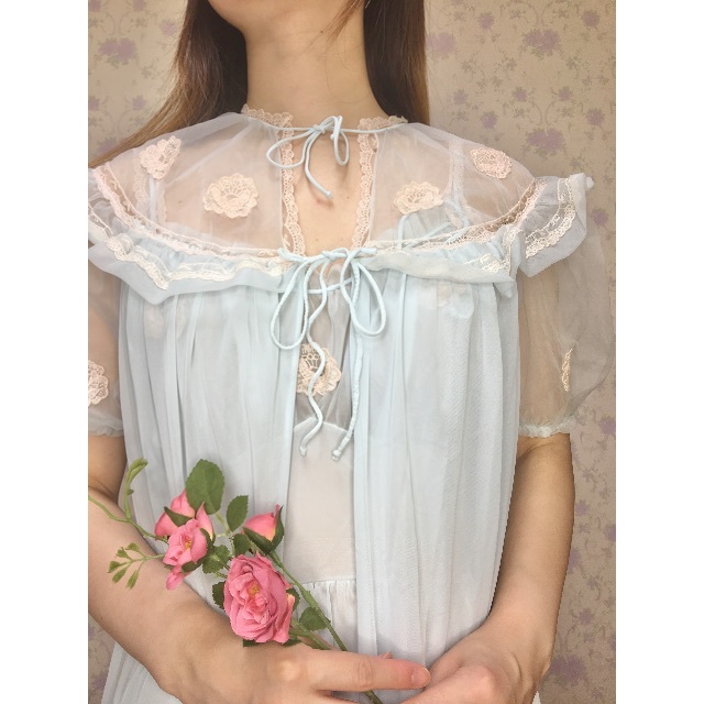 Gunne Sax 希少 デッドストック 50年代のパウダーブルーのローブセット の通販 By Reverie Vintage ガニーサックスならラクマ