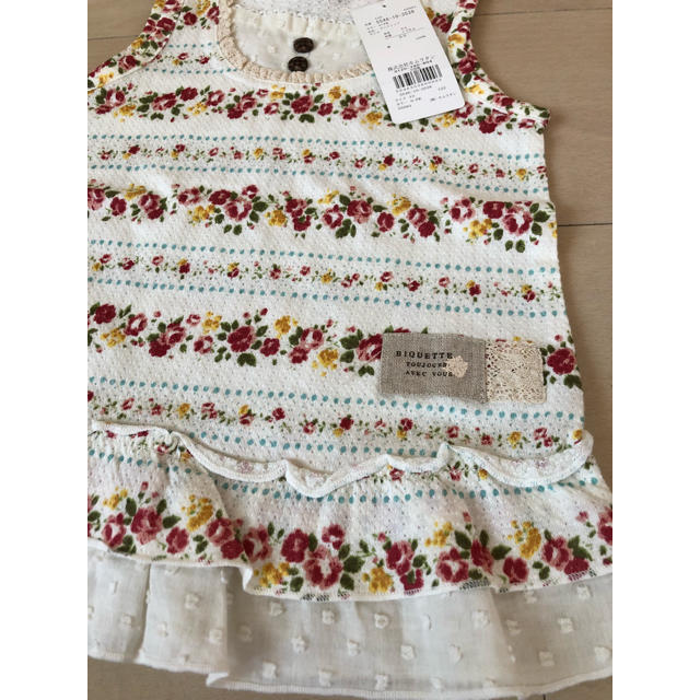 Biquette(ビケット)のビケット　Biquette 新品　90cm  ワンピース　夏服 キッズ/ベビー/マタニティのキッズ服女の子用(90cm~)(ワンピース)の商品写真