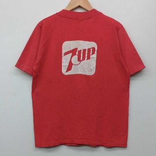 VINTAGE 7UP Mackler USA製 Tシャツ L(Tシャツ/カットソー(半袖/袖なし))