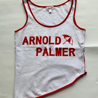 アーノルドパーマー(Arnold Palmer)のARNOLD PALMER 【アーノルドパーマー】タンクトップ 白×赤(タンクトップ)