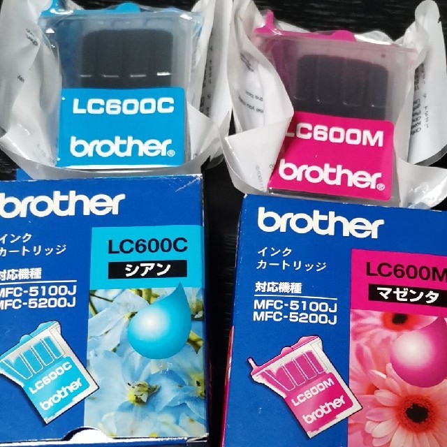 brother(ブラザー)のbrather LC600C LC600M インクカートリッジ スマホ/家電/カメラのPC/タブレット(PC周辺機器)の商品写真