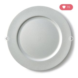 フランフラン(Francfranc)のFrancfranc プレート チャージャートレイ ラウンド シルバー 2枚(食器)