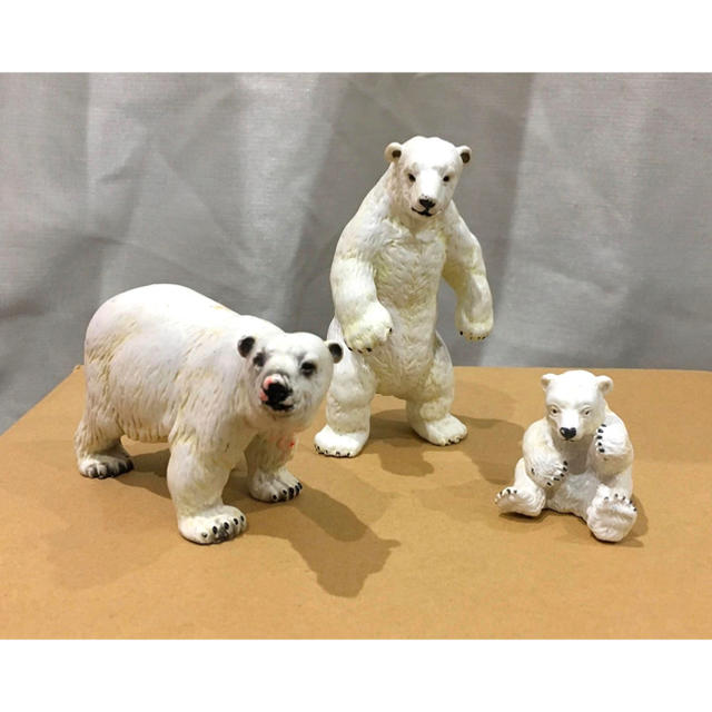 シュライヒ Schleich シロクマのファミリー3点セット