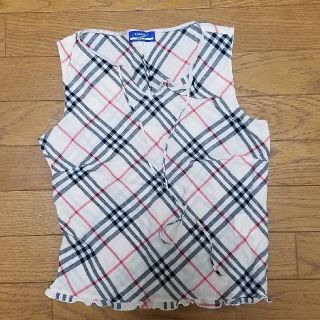 バーバリー(BURBERRY)のBURBERRYのノースリーブ(シャツ/ブラウス(半袖/袖なし))