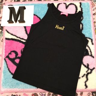 ロニィ(RONI)の新品★サンプルRONI★ゴールドロゴタンクトップ★M(Tシャツ/カットソー)