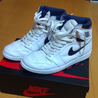 ナイキ(NIKE)のNIKE AIRJORDAN1HIGH OG 26,5cm メタリックブルー(スニーカー)