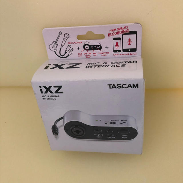 新品未使用 iXZ TASCAM MIC&GUITAR