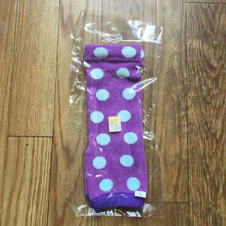 新品未開封 ☆ スパッツ 75 ドット 紫(パンツ)