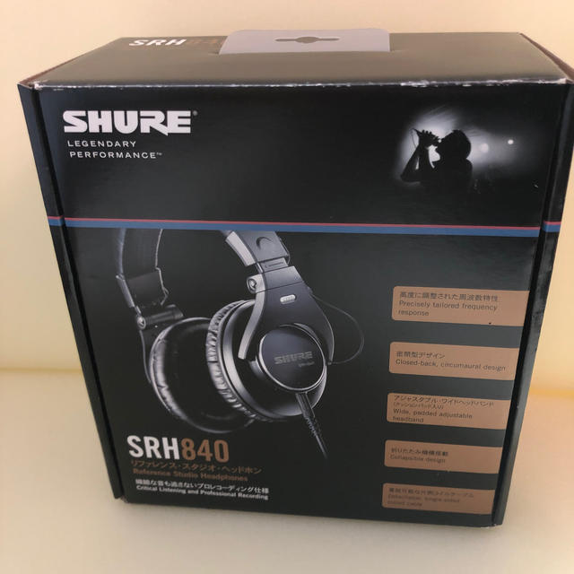 【・超美品】シュアー モニター ヘッドホン SHURE SRH840スマホ/家電/カメラ