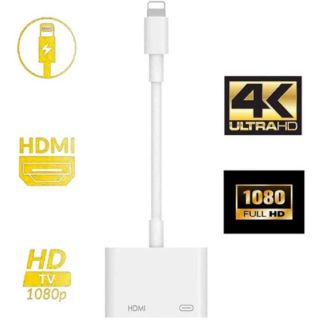 値下げ★iPhone HDMI 変換アダプター(映像用ケーブル)