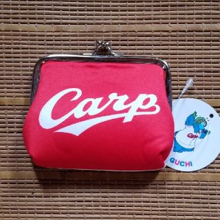 ヒロシマトウヨウカープ(広島東洋カープ)のカープグッズ　ミニがまぐち/Carp赤白(応援グッズ)