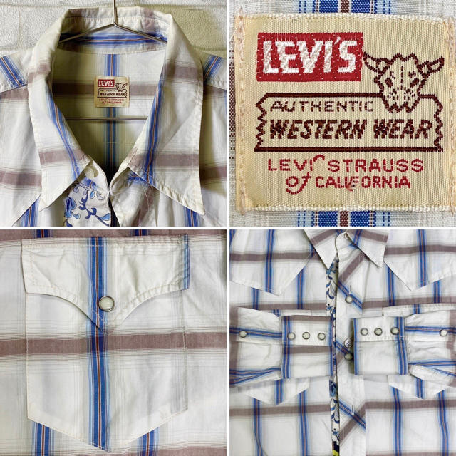 Levi's(リーバイス)の【LEVI'S WESTERN WEAR】リーバイス ウエスタンシャツ チェック メンズのトップス(シャツ)の商品写真