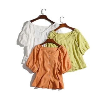 ザラ(ZARA)の1619＊S/S【3color】半袖 ブラウス(シャツ/ブラウス(半袖/袖なし))