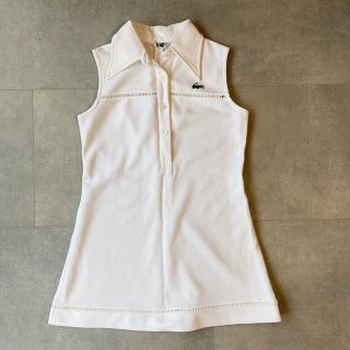 ラコステ(LACOSTE)のLACOSTE chemise オールドラコステ　文字ワニ　ポロワンピース (ひざ丈ワンピース)