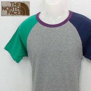 【THE NORTH FACE】 ノースフェイス グレー半袖Tシャツ S(Tシャツ/カットソー(半袖/袖なし))