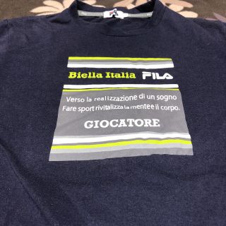 フィラ(FILA)のFILA Tシャツ　紺(Tシャツ/カットソー(半袖/袖なし))