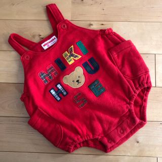 ミキハウス ロンパース(レッド/赤色系)の通販 40点 | mikihouseの ミキハウス ロンパース(レッド/赤色系)の通販 40点 | mikihouseの