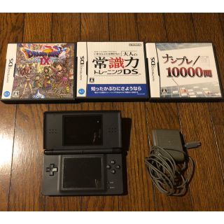 ニンテンドーDS(ニンテンドーDS)のニンテンドーDS lite 本体とソフト3個(携帯用ゲーム機本体)