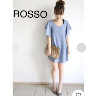 アーバンリサーチロッソ(URBAN RESEARCH ROSSO)の【ROSSO】WEB限定⭐︎デニムフレアスリーブワンピース　チュニック(チュニック)