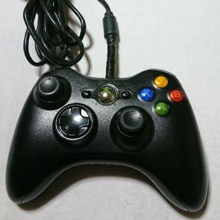 マイクロソフト(Microsoft)のＸＢＯＸ　３６０　有線コントローラー　ＰＣにも使用可能　ジャンク品(家庭用ゲーム機本体)