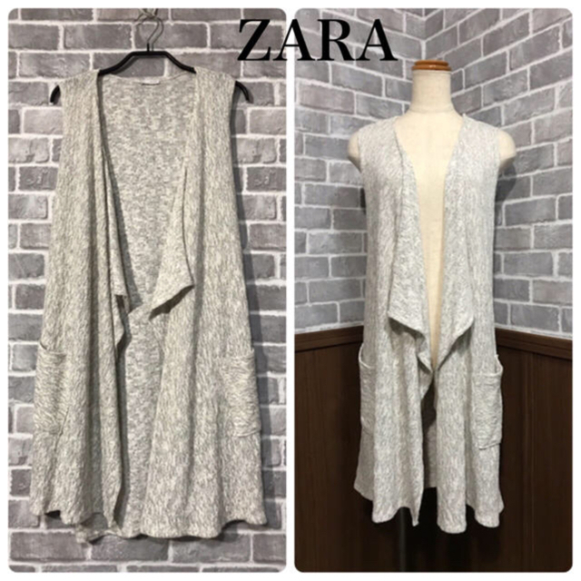 EGERIE ワンピース ZARA ロングカーディガン レディースのワンピース(ひざ丈ワンピース)の商品写真