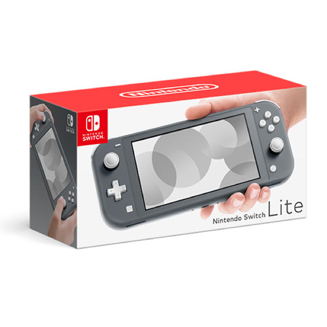 任天堂 switch Lite GRAY / 画面保護シール・ハードカバー付き