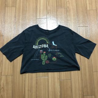 ベルシュカ(Bershka)のBershka ショート丈トップス　アリゾナ(Tシャツ(半袖/袖なし))