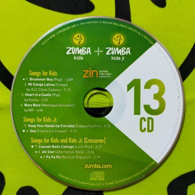 ZUMBA ズンバ KIDS 13 キッズ ジュニア CD & DVD 1