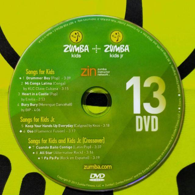 ZUMBA ズンバ KIDS 13 キッズ ジュニア CD & DVD 2