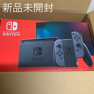 ニンテンドースイッチ(Nintendo Switch)の新品　未開封　Nintendo Switch  グレー　新モデル(携帯用ゲーム機本体)
