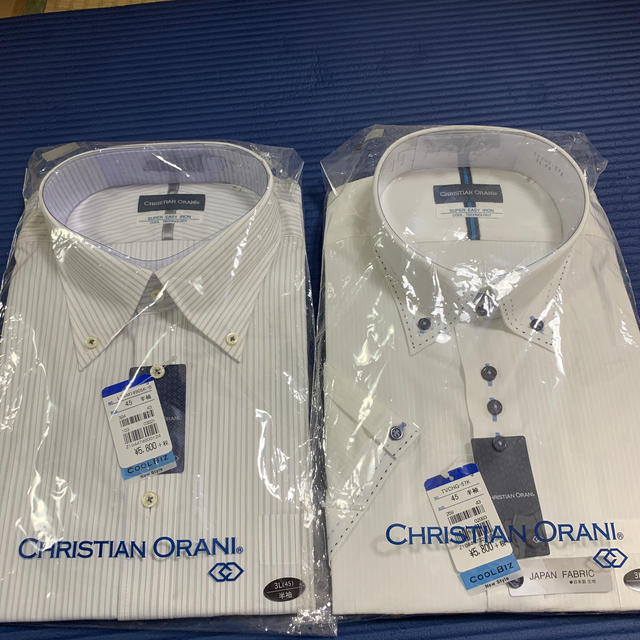 青山(アオヤマ)の半袖ワイシャツ3Lサイズ　2着 メンズのトップス(シャツ)の商品写真