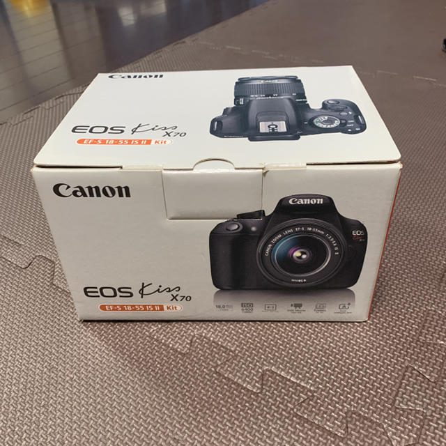 キヤノン値下　Canon EOS KISS X70 予備バッテリー&メモリーカード付