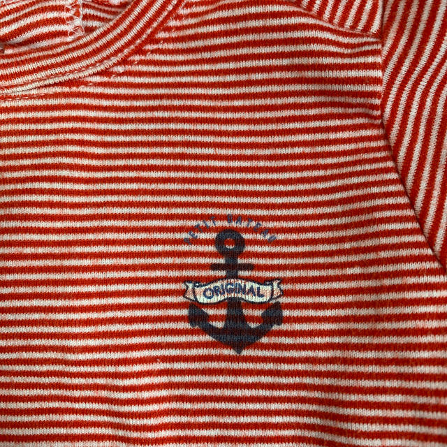 PETIT BATEAU(プチバトー)のプチバトー　ベビー　74 12m Tシャツ　ボーダー キッズ/ベビー/マタニティのベビー服(~85cm)(Ｔシャツ)の商品写真