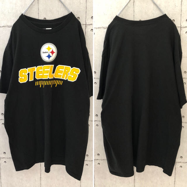 【ナス様おまとめ】NFL ピッツバーグ・スティラーズ プリント ロゴ Tシャツ メンズのトップス(Tシャツ/カットソー(半袖/袖なし))の商品写真