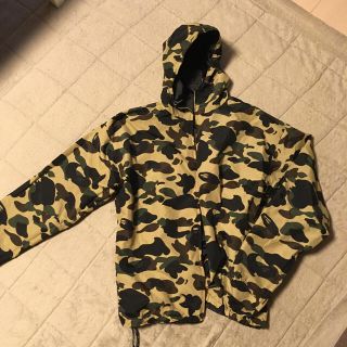 ABATHINGAPE BAPE ベイプ ブラック カモ ナイロンジャケット